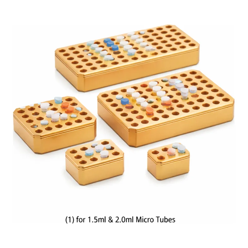 SIMPORT ChillBlock TM Thermal Conductive Metal Alloy Tube Rack