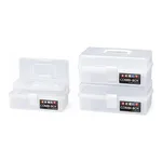 National PP Combi-Box with 2 Raising Divided Tray & Clear LidWith 2 Drawers Inside