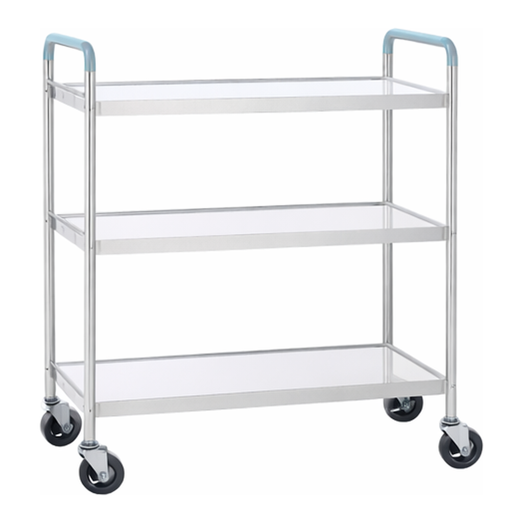 핸들 타입3단 카트 Stainless-steel Dressing Cart