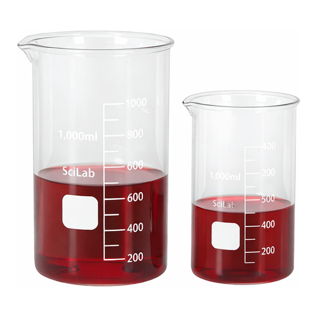 SciLab 유리 톨 비커 50~1000㎖ Classic Glass Tall Beaker