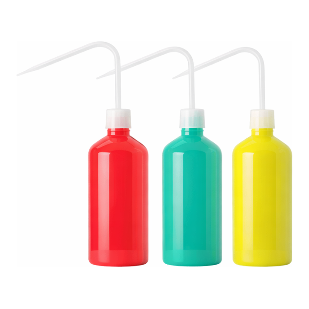 VIT-LAB LDPE/PP Colored Narrow-neck Wash Bottle