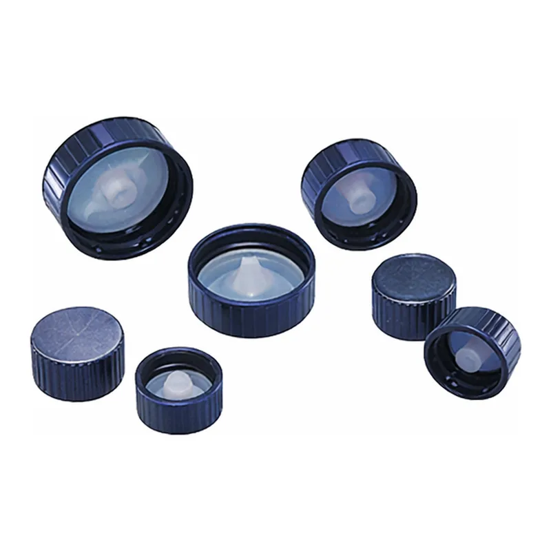 WHEATON Poly-seal PE-cone Lined Black Phenolic Screwcap