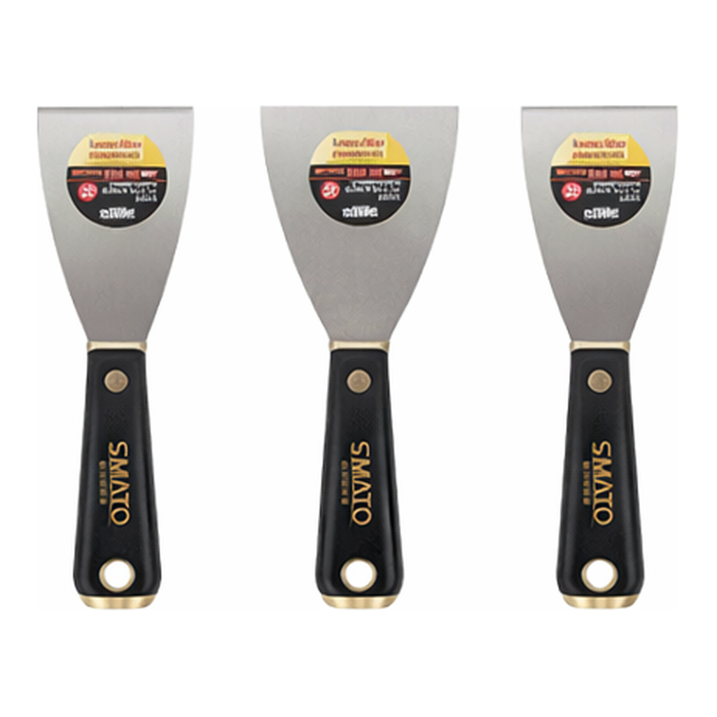 산업용 스텐 헤라3개 세트 3pcs Stainless-steel Putty Knife Set