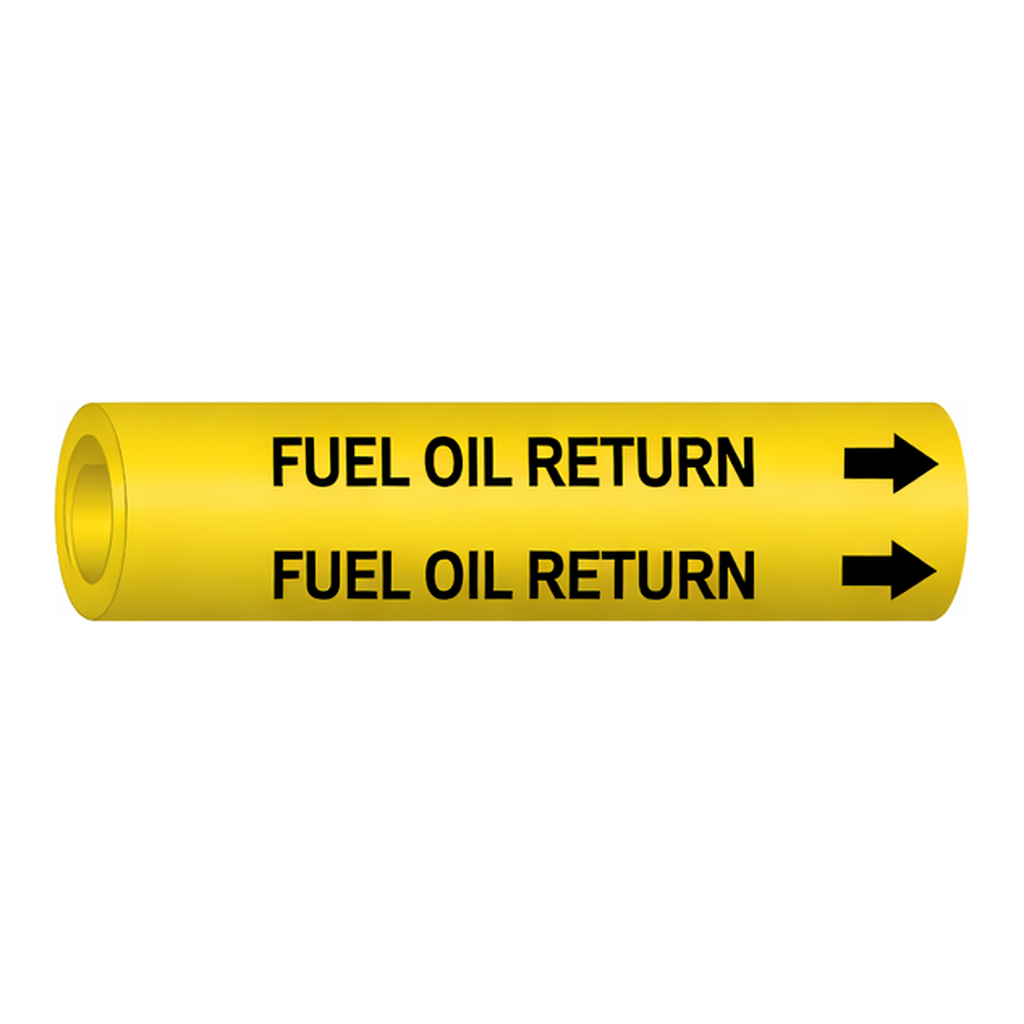 Brady FUEL OIL RETURN High Performance Pipe Marker