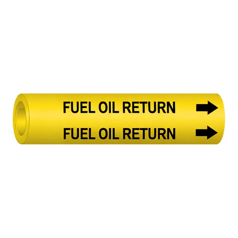 Brady FUEL OIL RETURN High Performance Pipe Marker