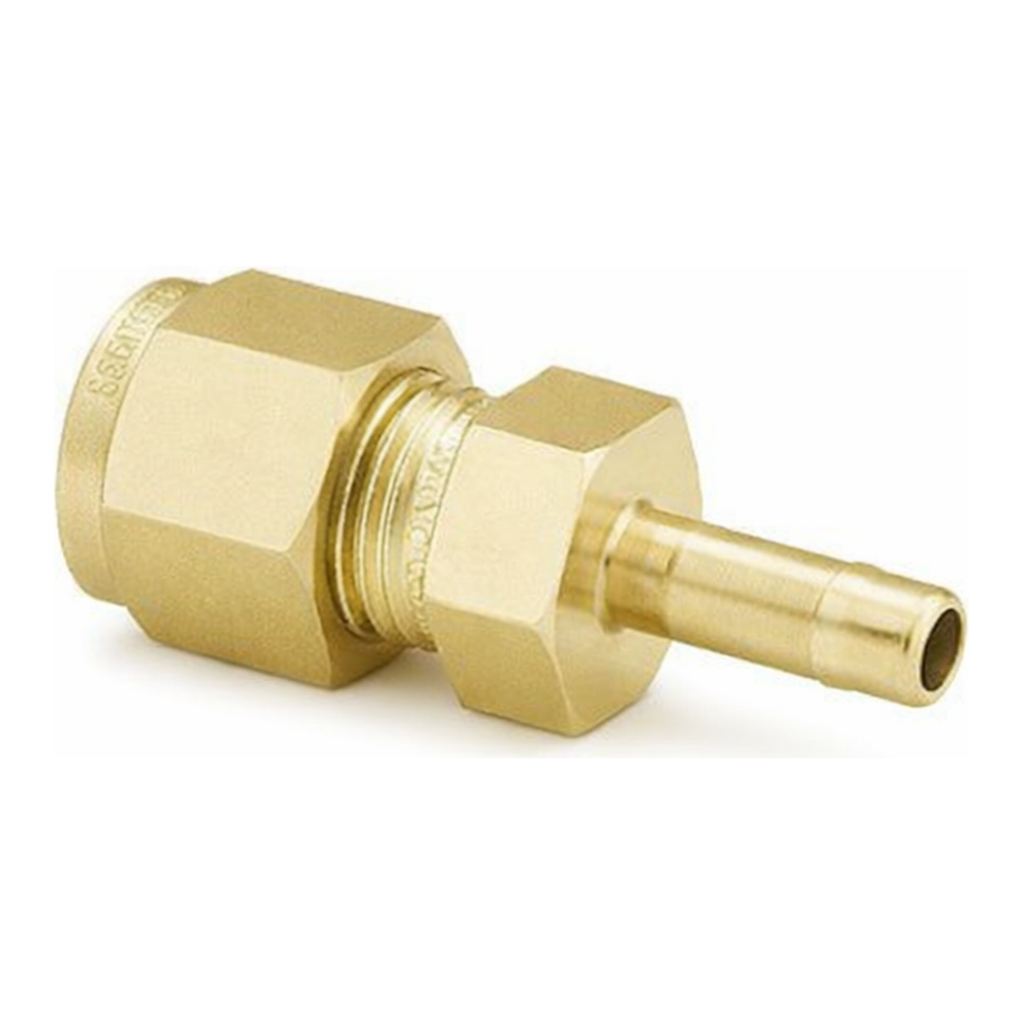 Restek Swagelok Fitting, Brass, 1/8in to 1/16in Tube End Reducer, 5-pk