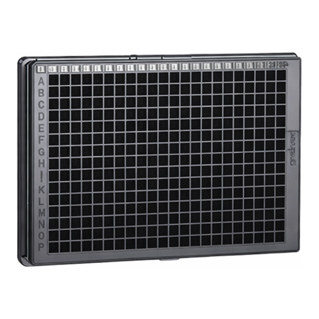 Greiner Bio One MICROPLATE, 384 WELL, PS, F-BOTTOM, BLACK,NON-BINDING, 10 PCS./BAG