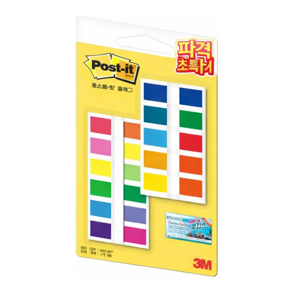 OFFICENEX 3M 포스트잇 플래그 알뜰팩 683-5KP 1개+683-9KP 1개