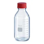 Corning PYREX Round Media Storage Bottles, with High Temperature Cap
