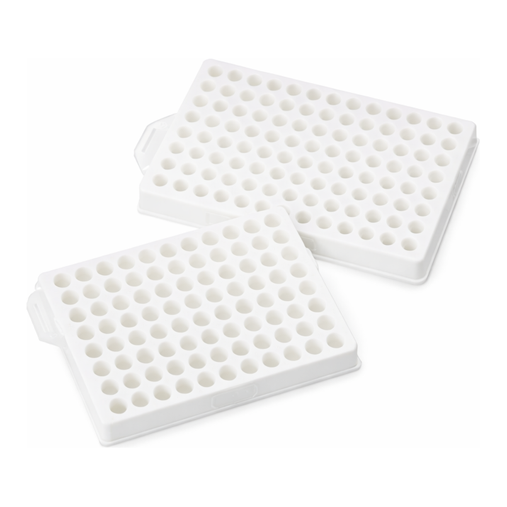 Corning Thermoplastic Elastomer (TPE) 96 Storage Tube Septum Cap on Mat, 96 Caps per Mat, 960/Pack, 5 Packs/Case, 4800 Caps/Case