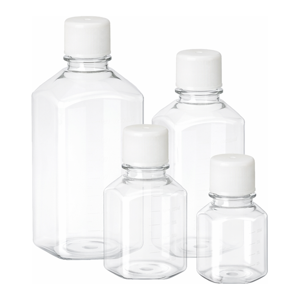 Corning PET Media Bottles with Leak-proof Screw Cap Validated  Against IATA Standards