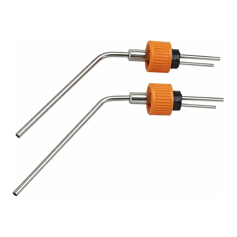 Corning Reusable Gas and Media Handling Fitting with Dual Inlets (1 long, 1 short tube) for Angled Sidearm Flasks