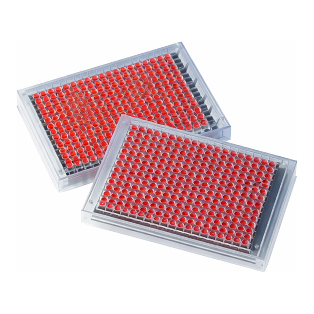 Corning 384 Storage Tube Plug Cap on Mats for Round Tube, 384 Caps per Mat, 3840/Pack, 10 Packs/Case, 38400 Caps/Case