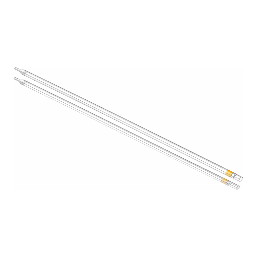 Corning PYREX Reusable Glass Measuring Pipets, Serialized/Certified, Class A, Color-coded, Colored Markings, To Deliver