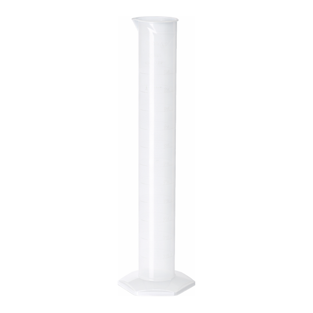 Corning Single Metric Scale, Graduated Cylinder, Polypropylene, with Funnel Top, To Contain