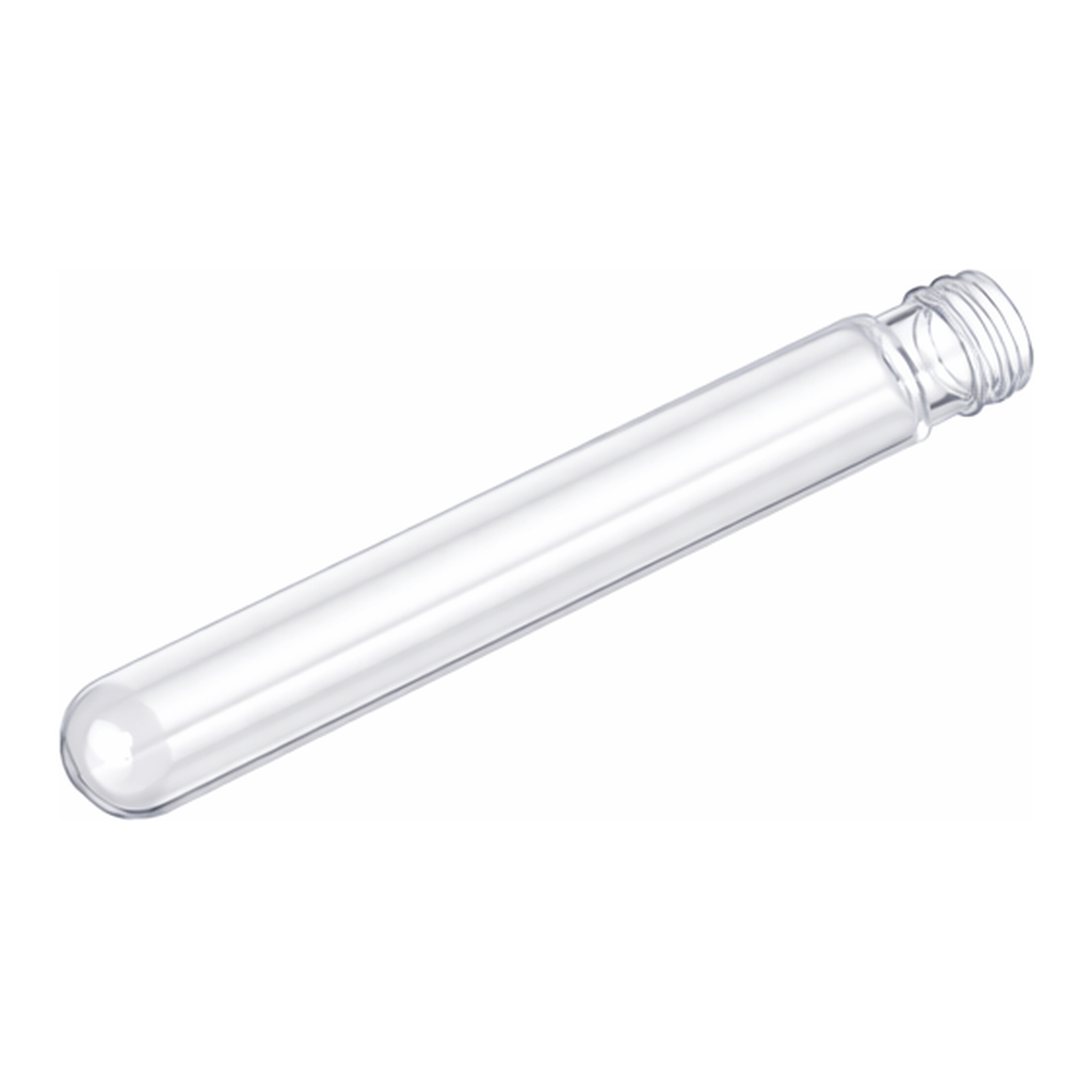 Corning PYREX Disposable Round Bottom Culture Tube, Screw Cap Style, Bulk Pack