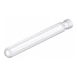 Corning PYREX Disposable Round Bottom Culture Tube, Screw Cap Style, Bulk Pack