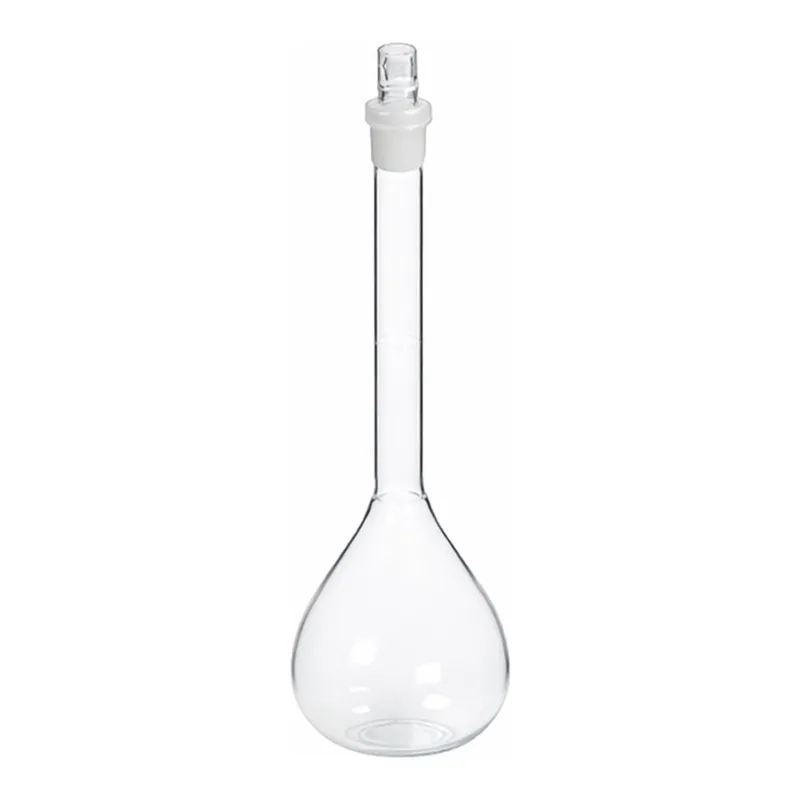 Corning PYREX Class A Volumetric Flask, Certified and Serialized, with PYREX Standard Taper Stopper