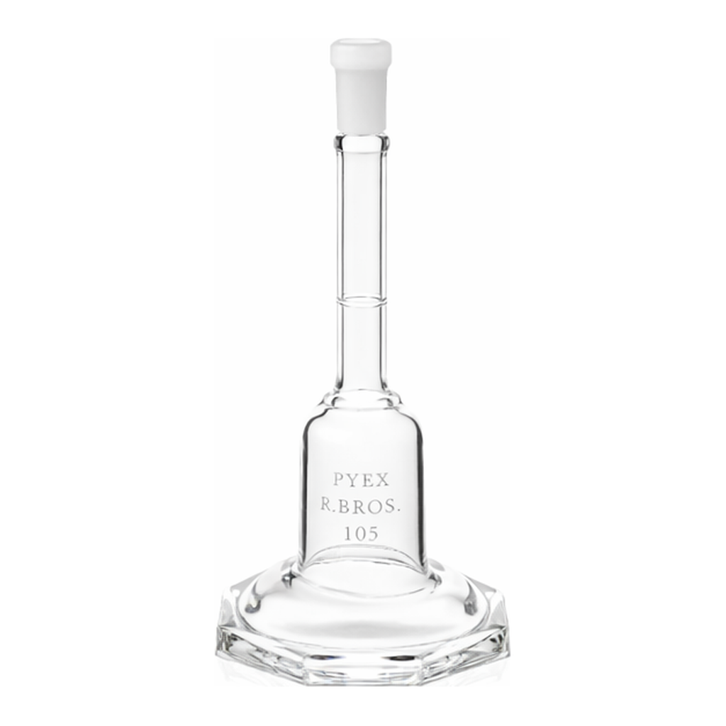 Corning PYREX Class A Micro Volumetric Flask, Certified and Serialized, with PYREX Standard Taper Stopper
