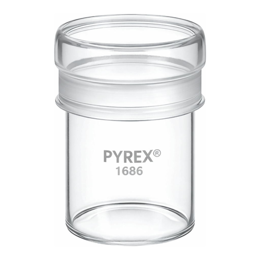 Corning PYREX Standard Weighing Bottles with Short Length External Standard Taper Joints