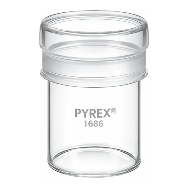Corning PYREX Standard Weighing Bottles with Short Length External Standard Taper Joints