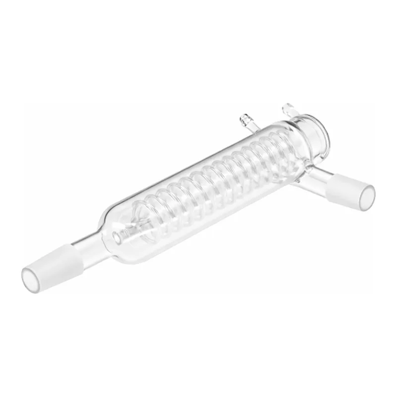 Corning PYREX Friedrichs Condensers, Drip Tip, with 24/40 Standard Taper Outer and Inner Joints