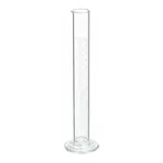 Corning PYREX VISTA Single Metric Scale Graduated Cylinder, Class A, with Funnel Top, To Contain