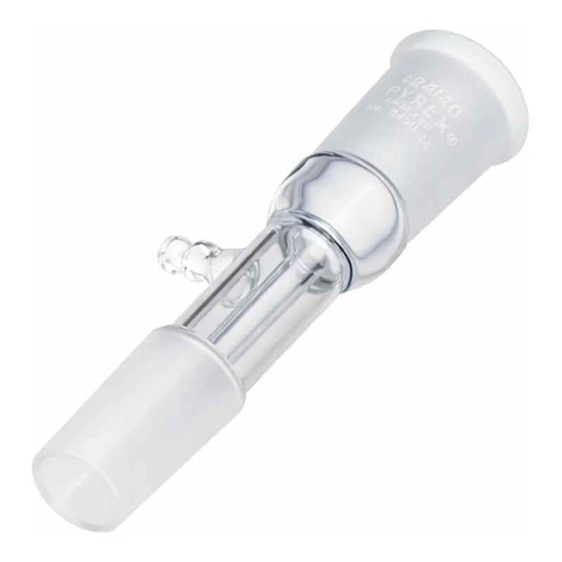 Corning PYREX Distilling Suction Tube Adapter with 24/40 Standard Taper Inner and Outer Joints