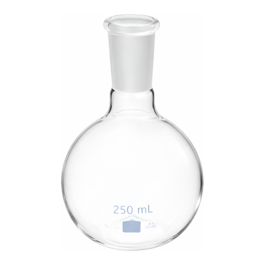 Corning PYREX VISTA Short Neck Boiling Flask, Flat Bottom