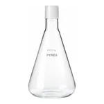 Corning PYREX Erlenmeyer Flask with 40/35 Standard Taper Joint, without Tubulation