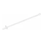 Corning PYREX Precision Bore Micro Buret, Class A, Funnel Top, Straight Standard Taper Stopcock, White Enamel Markings
