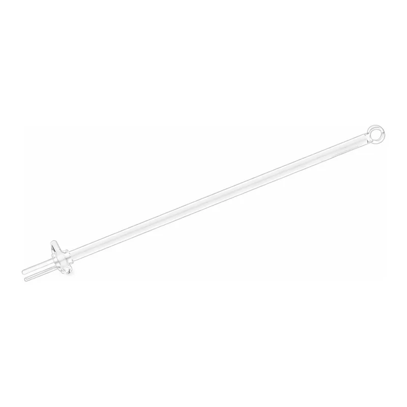Corning PYREX Precision Bore Micro Buret, Class A, Funnel Top, Straight Standard Taper Stopcock, White Enamel Markings