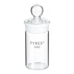 Corning PYREX Tall Weighing Bottles with Short Length Standard Taper Joints