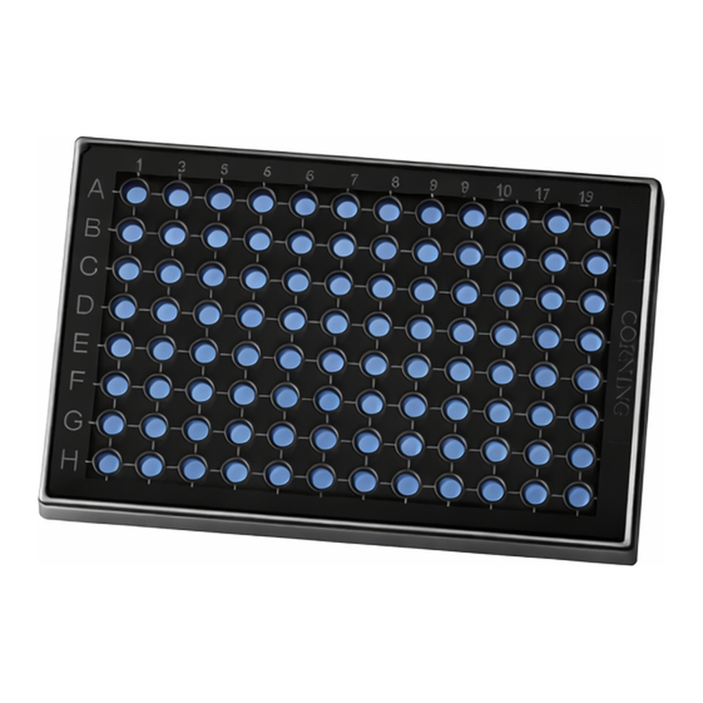 Corning 96-well High Content Screening Microplates with Glass Bottom