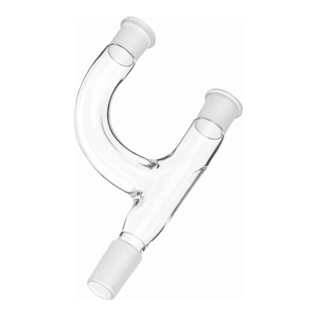 Corning PYREX Claisen Three-Way Connecting Adapter, Standard Taper Joints