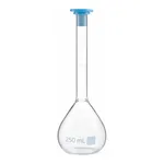 Corning PYREX VISTA Class B Volumetric Flask with Polyethylene Snap Cap