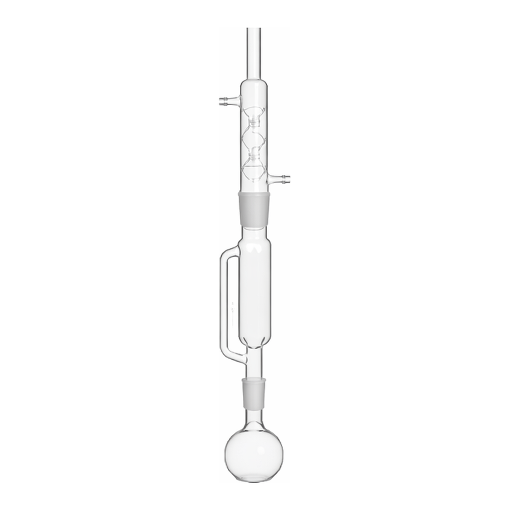 Corning PYREX Extraction Apparatus, Soxhlet, Standard Taper Joints, Allihn Condenser, Complete