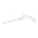 Corning PYREX 105° Angle Vacuum Suction Tube Receiver Adapter with 24/40 Joints