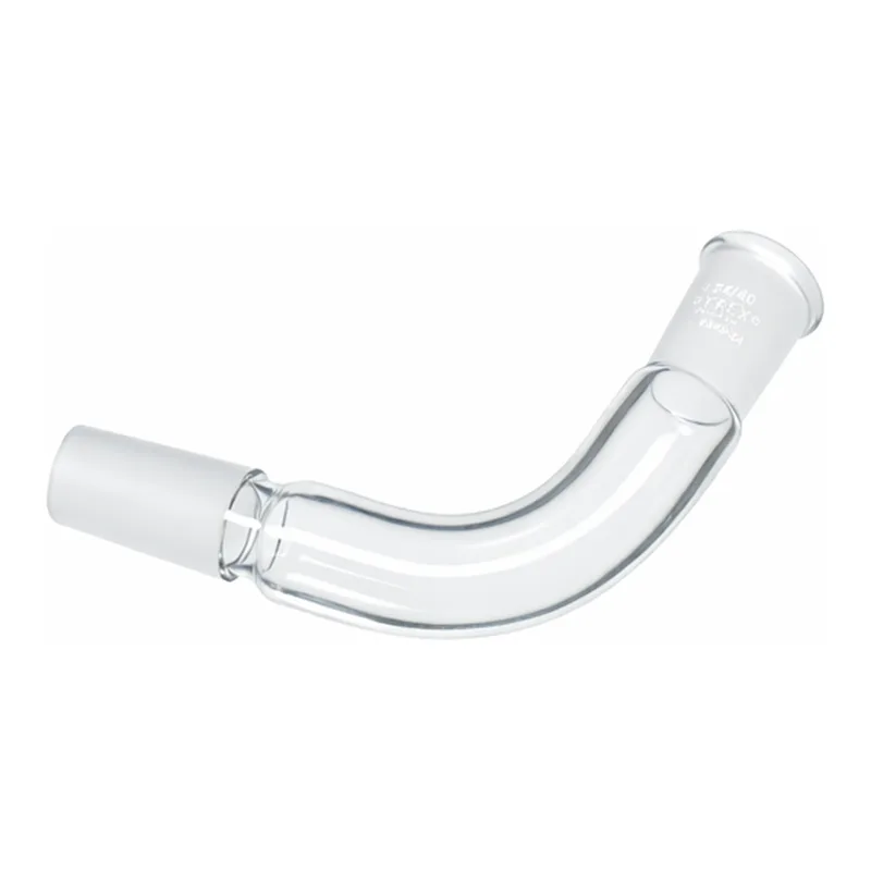 Corning PYREX 105° Angled Tube Adapter with Two-Way 24/40 Standard Taper Joints