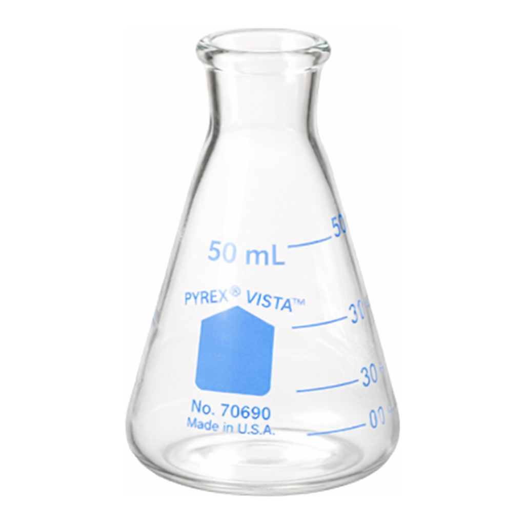 Corning PYREX VISTA Narrow Mouth Erlenmeyer Flask
