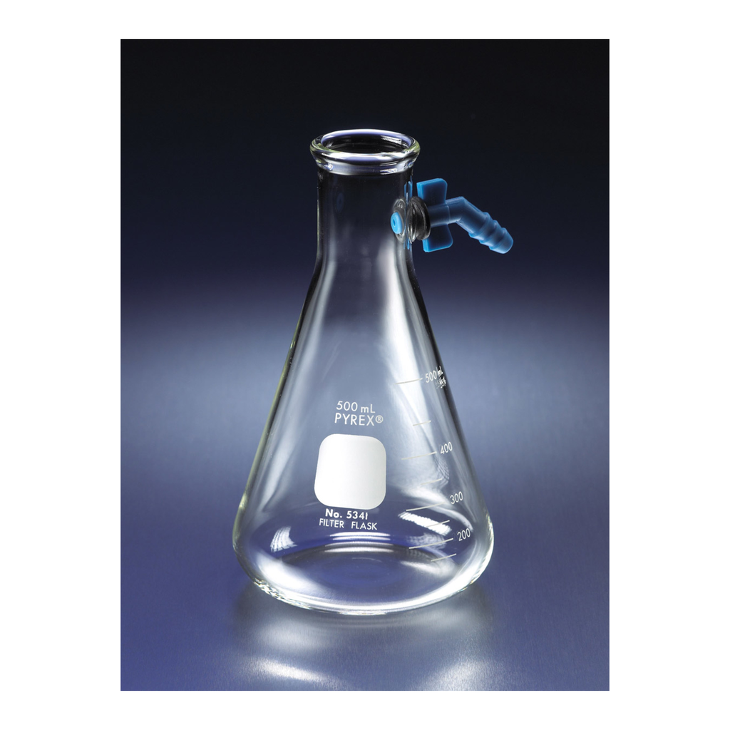 Corning PYREX Heavy Wall Filtering Flask with Replaceable Tubulation