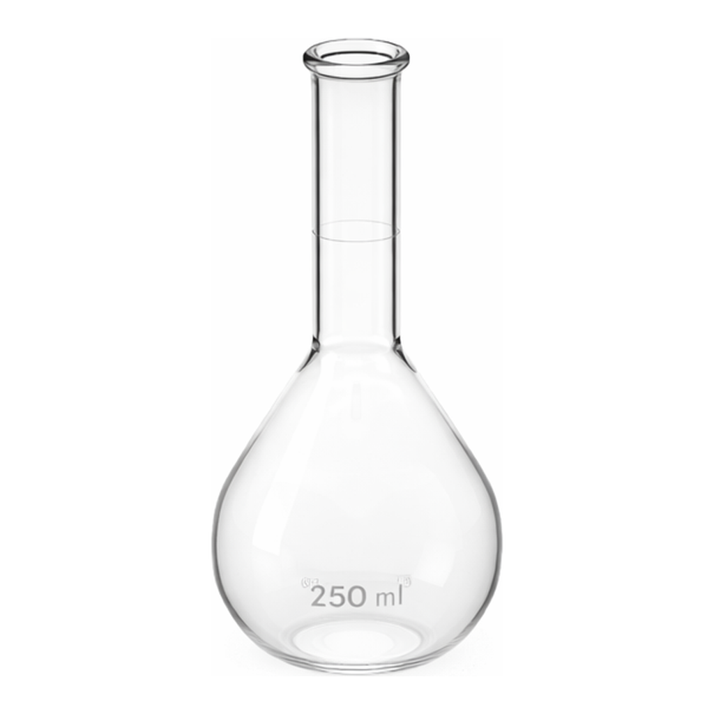 Corning PYREX Phosphoric Acid Volumetric Flask, Wide Neck