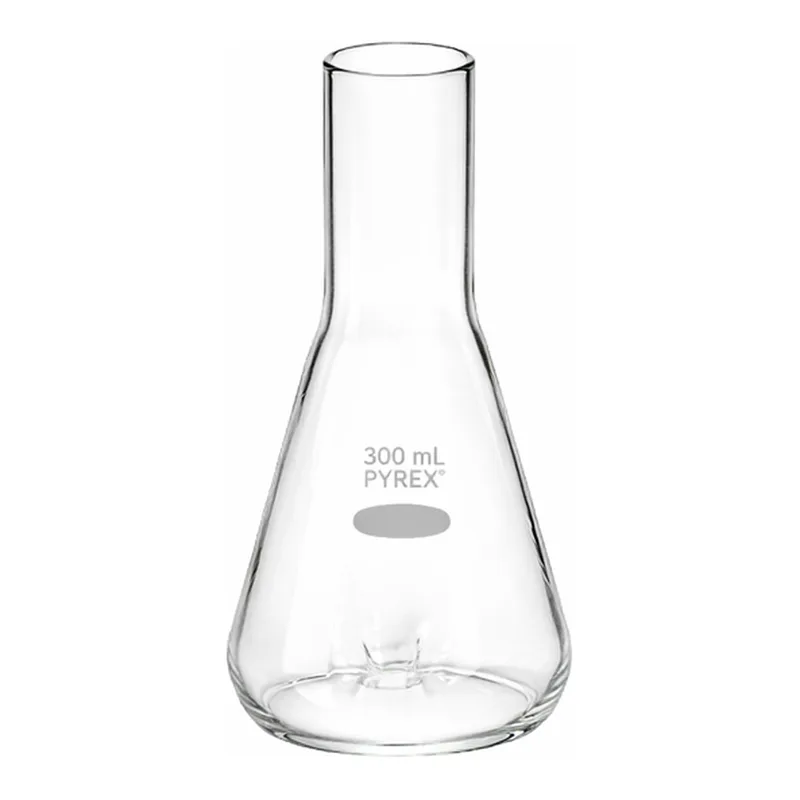 Corning PYREX Delong Shaker Erlenmeyer Flask with Extra Deep Baffles