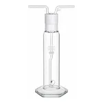 Corning PYREX Bottle, Gas Washing, Tall Form, Fritted Disc, Standard Taper Stopper