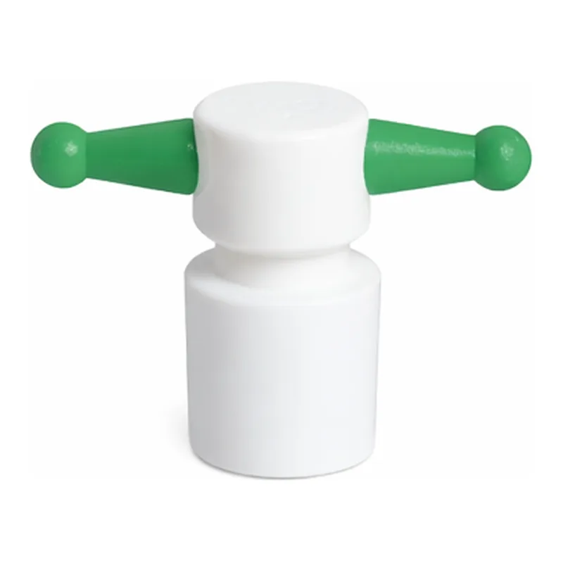 Corning PYREX Standard Taper Stopper, PTFE, Key-hole, Color-coded