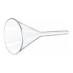 Corning PYREX Plain 60° Angle Funnels, Long Wide Stem, Large Size
