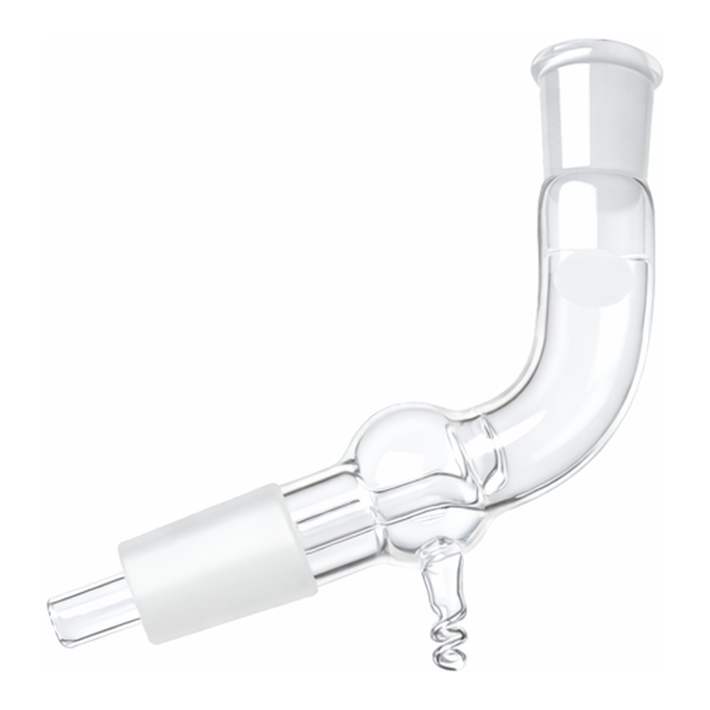 Corning PYREX 105° Angle Vacuum Connecting Adapter with 24/40 Joints