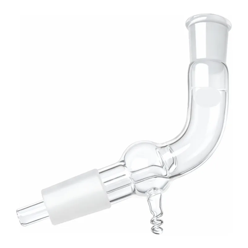Corning PYREX 105° Angle Vacuum Connecting Adapter with 24/40 Joints