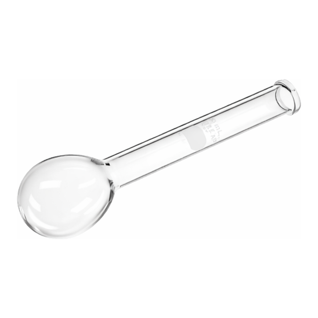Corning PYREX 30 mL Round Bottom Micro Kjeldahl Flask with Long Neck