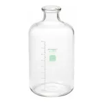 Corning PYREXPLUS Protective Coating Solution Bottles, Graduated, with Tooled Neck